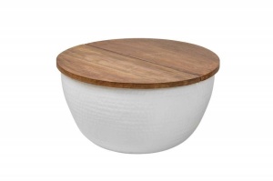 MASUTA DE CAFEA, ORIENT 60CM, DIN METAL SI LEMN MANGO, DESIGN RETRO - Img 6