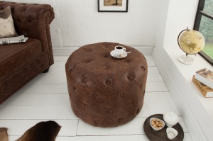 MASUTA DE CAFEA/TABURET CHESTERFIELD 39423 STIL VINTAGE