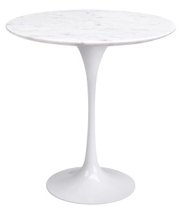 MASUTA DE CAFEA TULIP CARRARA MINI DIN MARMURA STIL MODERN B2