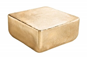 MASUTA DE CAFEA, UNIT 70CM, METAL DE CULOARE AURIE, COD 42732 - Img 5