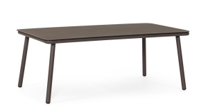 MASUTA DE GRADINA SPIKE RAVEN GRI, CONFECTIONATA DIN ALUMINIU, STIL MODERN