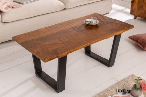 MASUTA DIN LEMN, SCORPION 110CM, COD 40850, DIN LEMN MANGO, DESIGN RETRO - Img 2