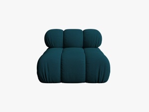 MODUL CANAPEA BELLIS, ALBASTRU MARIN, CU TAPITERIE DIN TEXTIL 3D SONIC, MICADONI