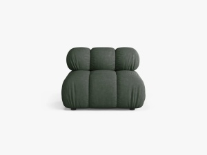 MODUL CANAPEA BELLIS, VERDE INCHIS, CU TAPITERIE DIN TEXTIL STRUCTURAT LIBERTY, MICADONI