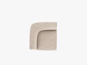 MODUL CANAPEA MILEY, BEJ, CU TAPITERIE DIN TEXTIL CHENILLE EDEN, MICADONI - Img 4