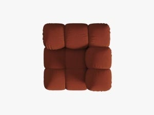 MODUL COLTAR BELLIS, CARAMIZIU, CU TAPITERIE DIN TEXTIL 3D SONIC, MICADONI - Img 3