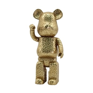 OBIECT DECORATIV, BEAR 30CM, AURIU, POLIRASINA, RICHMOND INTERIORS
