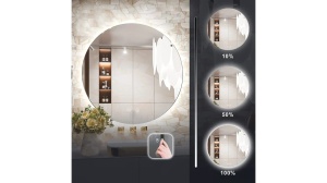 OGLINDA BAIE REA HZJ070, CU LED, 70CM, DIN STICLA, CALITATE SUPERIOARA - Img 2