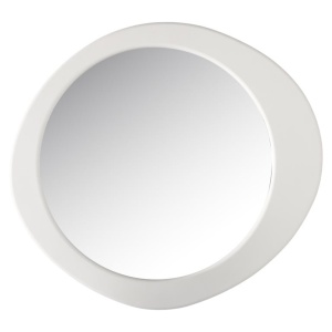 OGLINDA BLOOMSTONE WHITE, MI-0100, CONFECTIONATA DIN TENCUIALA ECOLOGICA, STICLA SECURIZATA SI MDF, STIL MODERN - Img 2