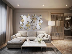 OGLINDA DECORATIVA 120CM, NADINA, COD 521192 , AURIU, DESIGN MODERN - Img 6