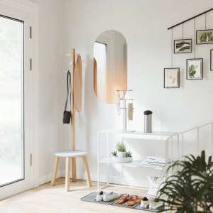 OGLINDA DECORATIVA OVALA MISTO, MULTICOLORA, DIN STICLA, STIL MODERN, B2 - Img 3