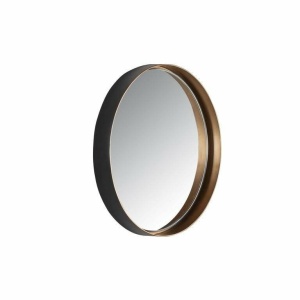 OGLINDA DECORATIVA ROTUNDA MAUD S, AURIU ANTIC, 40 CM, STIL MODERN, B2 - Img 2