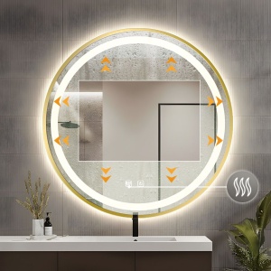 Oglindă LED 80cm MMJ Gold - Img 3