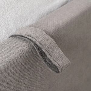 PAT 160X200CM, ARTIM MEBLE, CU SPATIU DE DEPOZITARE, REALIZAT DIN TEXTIL GRI, STIL MODERN - Img 8