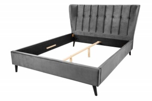 PAT 160X200CM, SIXTIES, DIN CATIFEA GRI INCHIS, STIL MODERN