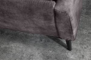 PAT BOUTIQUE 160X200CM, CATIFEA FINA, MICROFIBRA GRI, COD 41669, MODEL DEOSEBIT - Img 4
