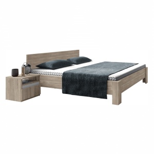 PAT DUBLU 160x200 DIN STEJAR MEDIOLAN 2 NEW STIL MODERN TK - Img 3