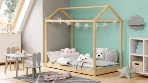 PAT PENTRU COPII YOGI, PIN, DESIGN MODERN, HALMAR - Img 1
