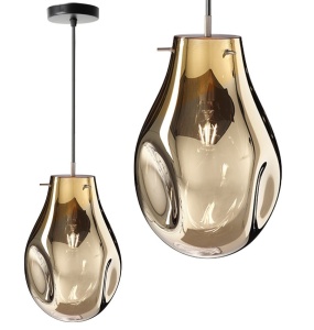 PENDUL AMBER APP328-1CP, 20x30 cm, TRANSPARENT/FUMURIU, DIN STICLA, STIL MODERN, TU