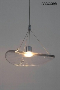 PENDUL AQUA 25, TRANSPARENT, CONFECTIONAT DIN STICLA SI METAL, STIL MODERN - Img 2