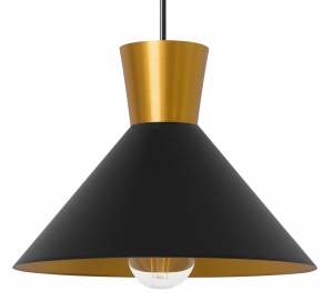 PENDUL ARCOT A APP162-1CP, 23x22 cm, NEGRU SI AURIU, DIN ALUMINIU, STIL MODERN, TU - Img 3