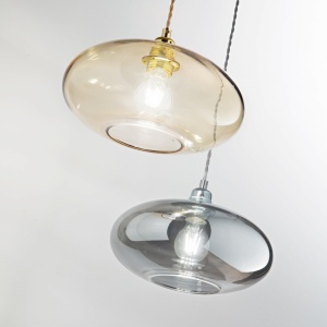 PENDUL BLOB SP1 FUMURIU STIL VINTAGE IDEAL LUX