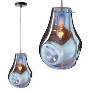 PENDUL BLUE APP327-1CP, 20x30 cm, ALBASTRU TRANSPARENT, DIN STICLA, STIL MODERN, TU