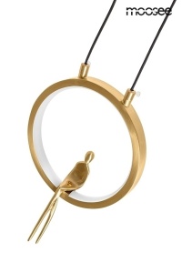 PENDUL BOY CIRCLE GOLD, CONFECTIONAT DIN METAL, STIL MODERN - Img 3