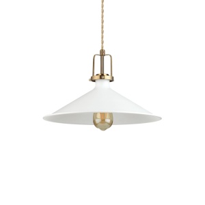 PENDUL ERIS-4 SP1, ALB, DIN METAL, STIL MODERN