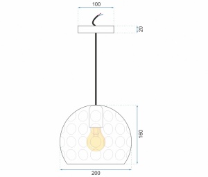 PENDUL GOLD APP274-1CP, 16.5x20 cm, AURIU, DIN METAL, STIL MODERN, TU - Img 4