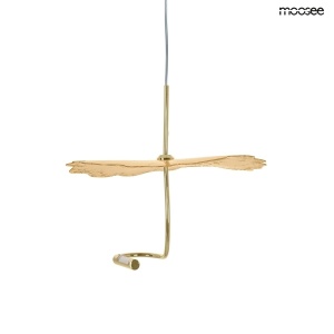 PENDUL LEAFS GOLD, CONFECTIONAT DIN OTEL INOXIDABIL, STIL MODERN - Img 2