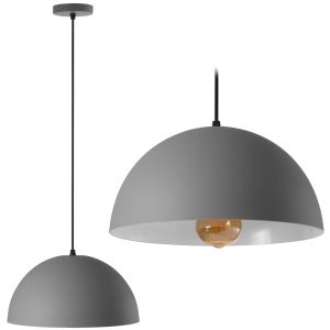 PENDUL MESA GRAY 180976, 30x15/90 cm, GRI SI NEGRU, DIN OTEL SI METAL DE INALTA CALITATE, STIL MODERN, TU