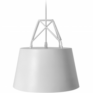 PENDUL METAL WHITE APP422-1CP, 30x29 cm, ALB, DIN METAL, STIL MODERN, TU - Img 3