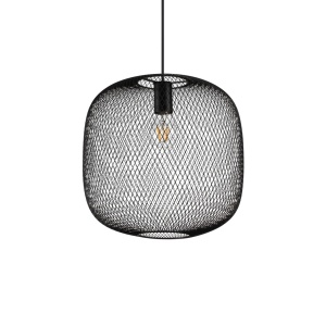 PENDUL NET SP1 D34, NEGRU, DIN METAL, STIL MODERN