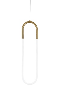 PENDUL PUZO L AURIU, CONFECTIONAT DIN METAL, STIL MODERN