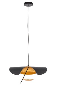 PENDUL STING RAY 60, AURIU/NEGRU, DIN METAL, STIL MODERN, B2