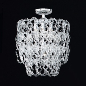 PLAFONIERA ALBA PL7 CROM STIL MODERN IDEAL LUX