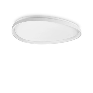 PLAFONIERA GEMINI PL D081, ALB, DIN METAL, STIL MODERN
