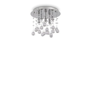 PLAFONIERA MOONLIGHT PL5, CROM, DIN METAL, STIL MODERN