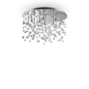 PLAFONIERA NEVE PL12, CROM, DIN METAL, STIL MODERN