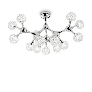 PLAFONIERA NODI CRYSTAL PL15 STIL MODERN IDEAL LUX