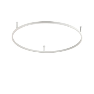 PLAFONIERA ORACLE SLIM PL D090 ROUND, ALB, DIN POLICARBONAT, STIL MODERN
