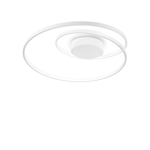 PLAFONIERA OZ PL DALI/PUSH, ALB, DIN METAL, STIL MODERN
