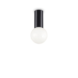 PLAFONIERA PETIT PL1, NEGRU, DIN METAL, STIL MODERN