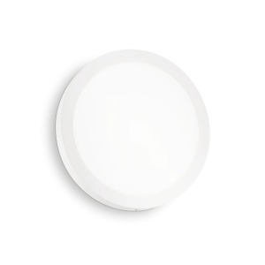PLAFONIERA UNIVERSAL PL D30 ROUND, ALB, DIN OTEL, STIL MODERN