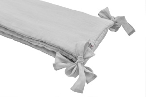 PROTECTIE PENTRU PAT BEBELUSI LINEN GRI BA - Img 4