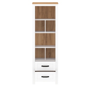RAFT DESCHIS LANZETTE R, ALB ALBA/STEJAR CRAFT AURIU, DIN DTD LAMINAT, STIL MODERN, TK - Img 2