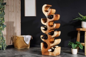 RAFT ORGANIZATOR 80CM, ARTE, LEMN MASIV, DESIGN MODERN, COD 43301 - Img 1