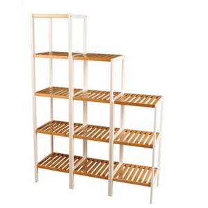 RAFT POLIVALENT TRIGO TYPE 3, ALB/NATURAL, DIN MDF SI LEMN MASIV, STIL MODERN, TK - Img 2