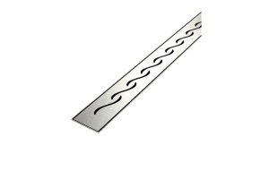 RIGOLA REA, SCURGERE DUS, WAVE 50CM, INOX, CALITATE SUPERIOARA, REA - Img 6